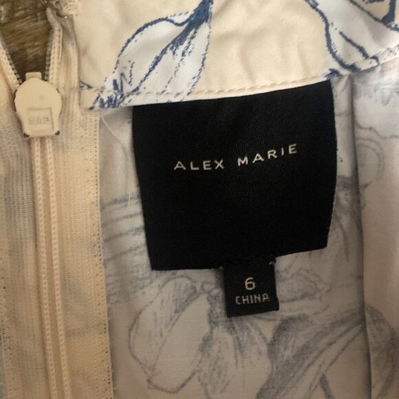 Alex Marie Tonya Halter Midi Dress Size 6 - Picture 4 of 8